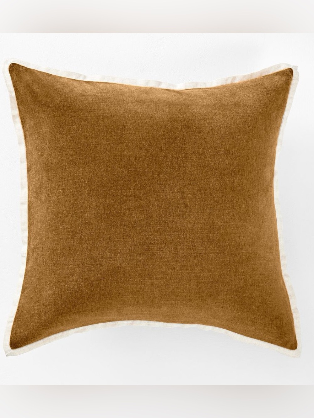 Weat Wlm Classic Cotton Velvet Pillow Cover 20” Cumin NEW